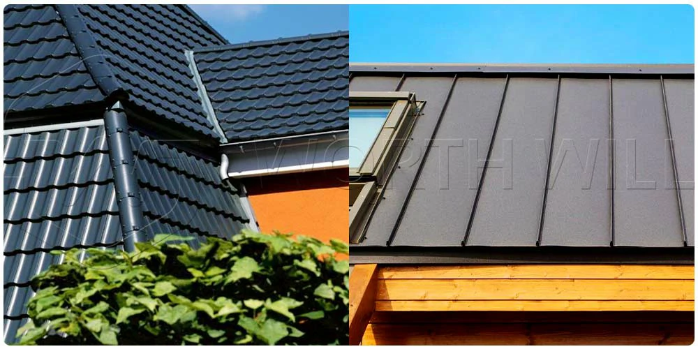 Decorative Aluminum Roofing Tiles Features